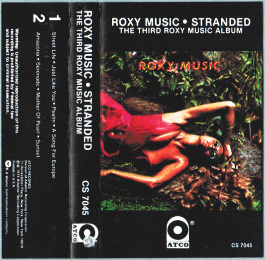 Roxy Music : Stranded (The Third Roxy Music Album) (Cass, Album, RE, SR )