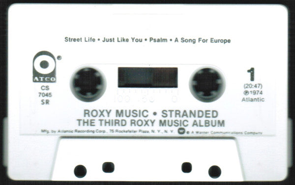 Roxy Music : Stranded (The Third Roxy Music Album) (Cass, Album, RE, SR )