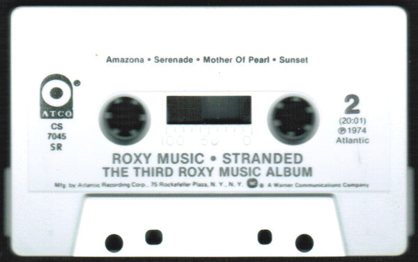 Roxy Music : Stranded (The Third Roxy Music Album) (Cass, Album, RE, SR )