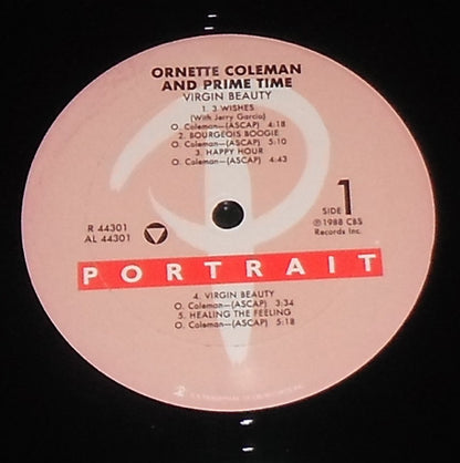 Ornette Coleman And Prime Time (5) : Virgin Beauty (LP, Album, Car)