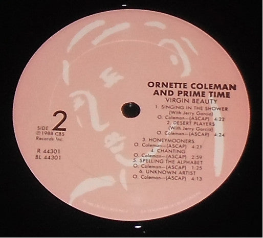 Ornette Coleman And Prime Time (5) : Virgin Beauty (LP, Album, Car)