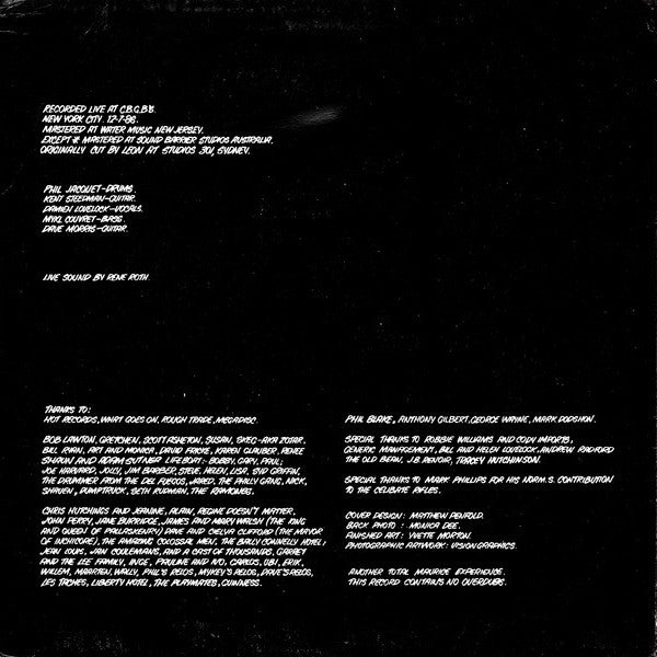 The Celibate Rifles : Kiss Kiss Bang Bang (LP, Album, Gat)