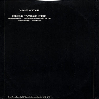 Cabaret Voltaire : Eddie's Out / Walls Of Jericho (12")