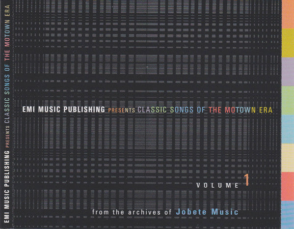 Various : EMI Music Publishing Presents Classic Songs Of The Motown Era - Volume 1 (4xCD, Comp, Promo)