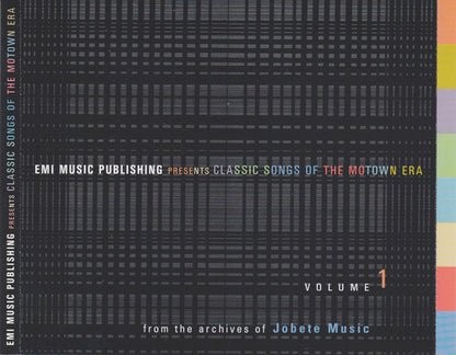 Various : EMI Music Publishing Presents Classic Songs Of The Motown Era - Volume 1 (4xCD, Comp, Promo)