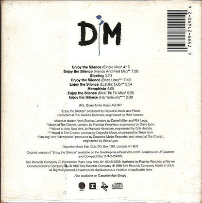 Depeche Mode : Enjoy The Silence (CD, Maxi, Pol)