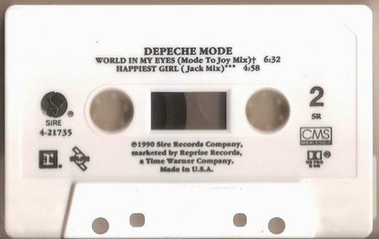 DepecheMode* : World In My Eyes / Happiest Girl / Sea Of Sin (Cass, Maxi, SR,)