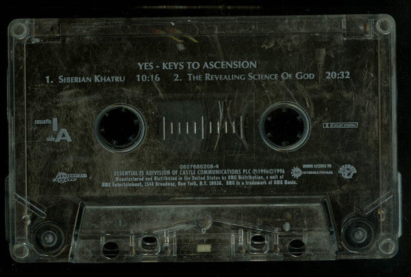 Yes : Keys To Ascension (2xCass, Album)