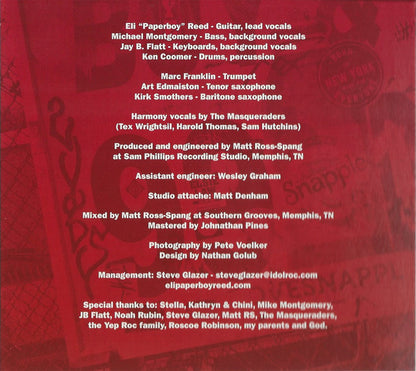 Eli "Paperboy" Reed : 99 Cent Dreams (CD, Album)