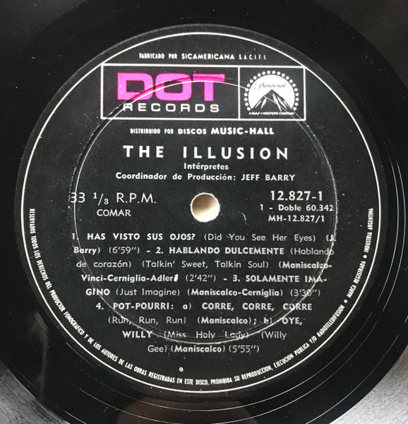 The Illusion : The Illusion (LP, Album, Mono)