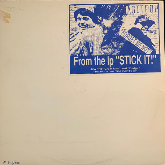 Agitpop : The Po-Town Tea Party (12", EP, Ltd, Promo)