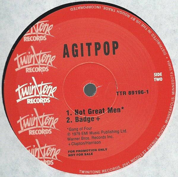 Agitpop : The Po-Town Tea Party (12", EP, Ltd, Promo)