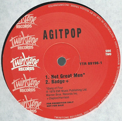 Agitpop : The Po-Town Tea Party (12", EP, Ltd, Promo)