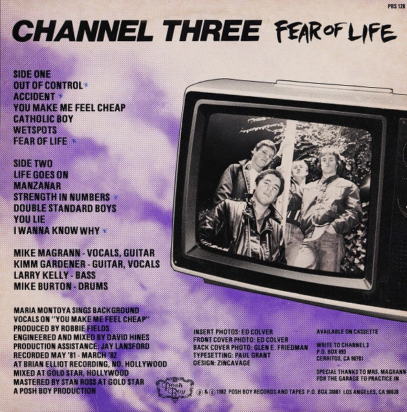 CH3* : Fear Of Life (LP, Album)