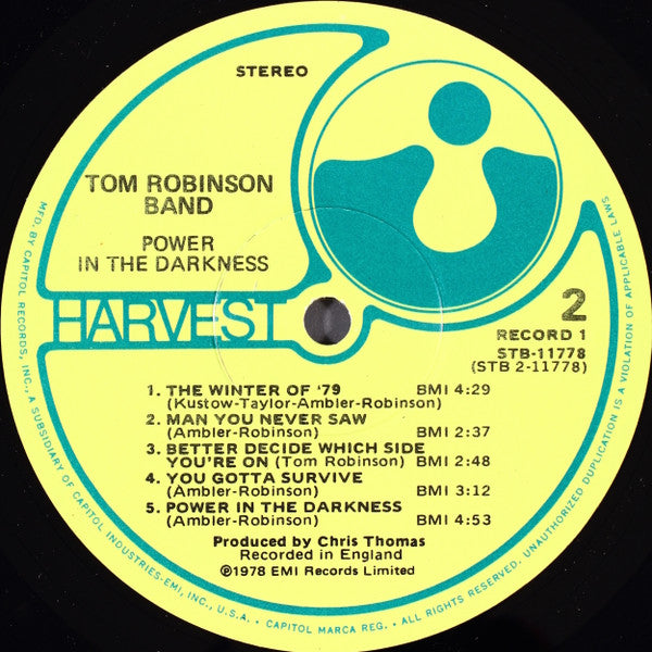 TRB* : Power In The Darkness (2xLP, Album, M/Print, Win)