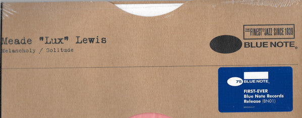 Meade "Lux" Lewis : Melancholy / Solitude (12", Ltd, RE)