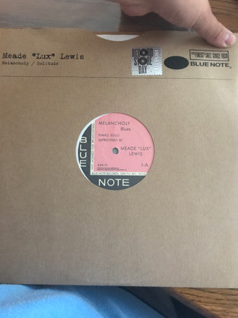 Meade "Lux" Lewis : Melancholy / Solitude (12", Ltd, RE)