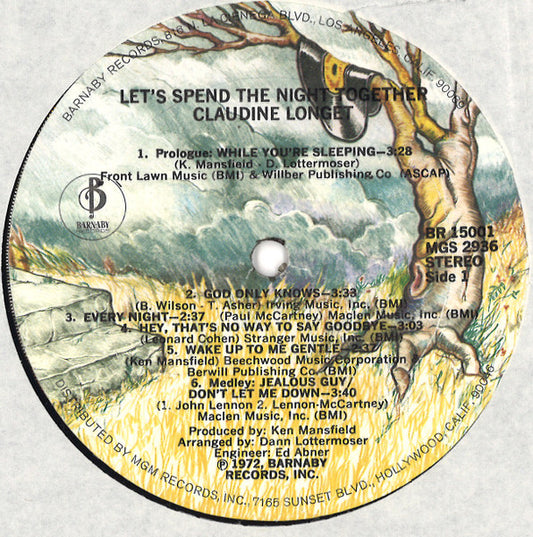 Claudine Longet : Let's Spend The Night Together (LP, Album)