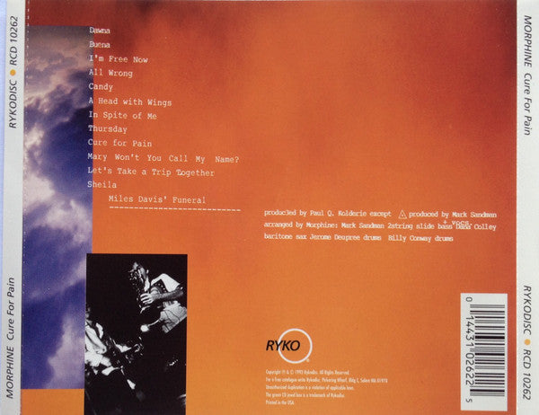 Morphine (2) : Cure For Pain (CD, Album, RP)