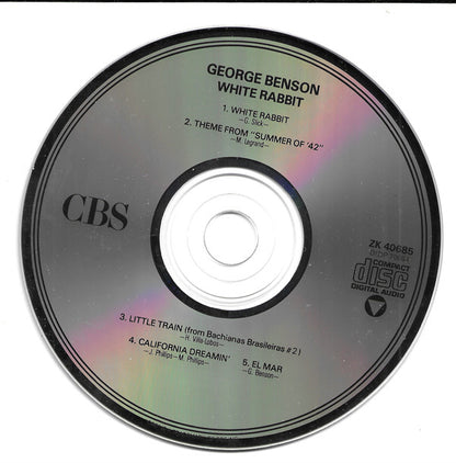 George Benson : White Rabbit (CD, Album, RE, RM, DAD)