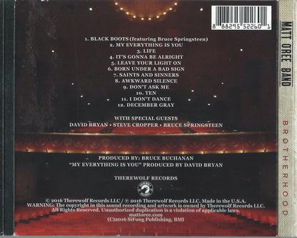 Matt O'Ree Band : Brotherhood (CD, Album)