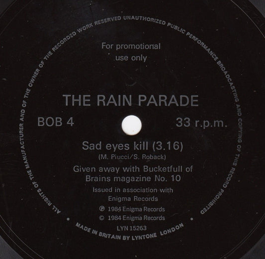 Rain Parade : Sad Eyes Kill (Flexi, 7", S/Sided, Single, Promo)