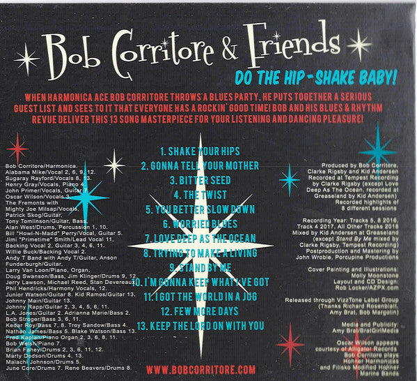 Bob Corritore & Friends* : Do The Hip-Shake Baby! (CD, Album)