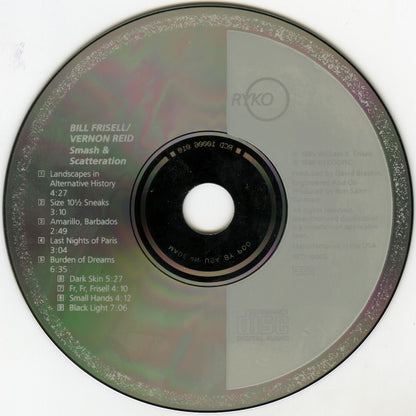 Bill Frisell / Vernon Reid : Smash & Scatteration (CD, Album)