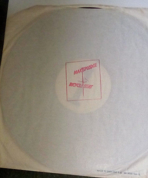 Max Splodge : Bicycle Seat / Bicycle Seat (Dub)  (12", Single, Promo, W/Lbl)