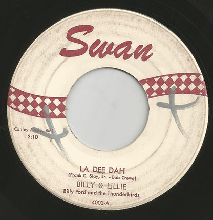 Billy & Lillie : La Dee Dah / The Monster (7", Single, Mono)
