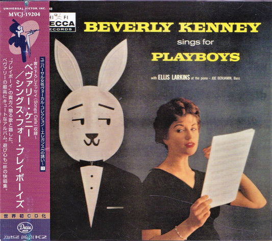 Beverly Kenney : Sings For Playboys (CD, Album, Mono, RE, RM)