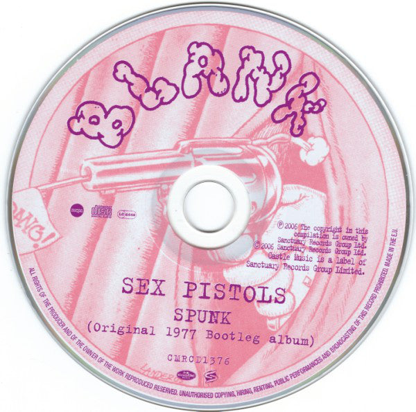Sex Pistols : Spunk (CD, Album, RM)