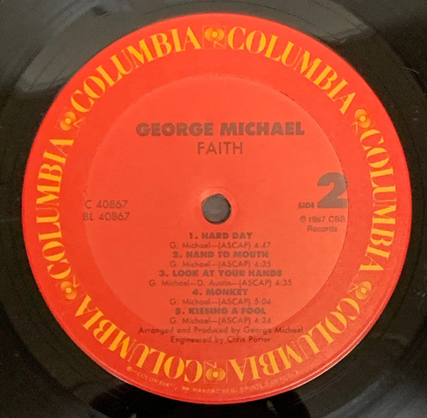 その他 LP e Michael Faith C40867 COLUMBIA /00260 George Michael, Faith, 1987 1st Columbia, C-40867, EX/EX | eBay