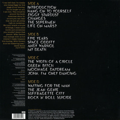 David Bowie : Live Santa Monica '72 (2xLP, Album, Ltd, Num)