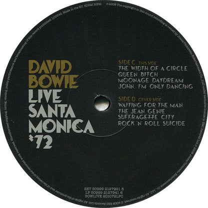 David Bowie : Live Santa Monica '72 (2xLP, Album, Ltd, Num)