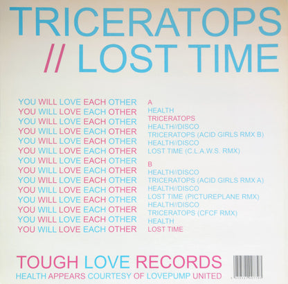HEALTH (2) : Triceratops / Lost Time (12", Single)