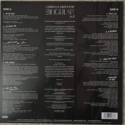 Sabrina Carpenter : Singular Act II (LP, Album)