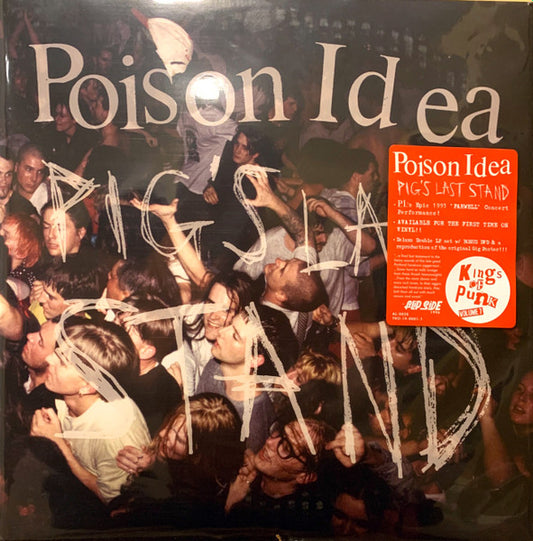 Poison Idea : Pig's Last Stand (LP, RE, Whi + LP, RE, Ora + DVD-V)