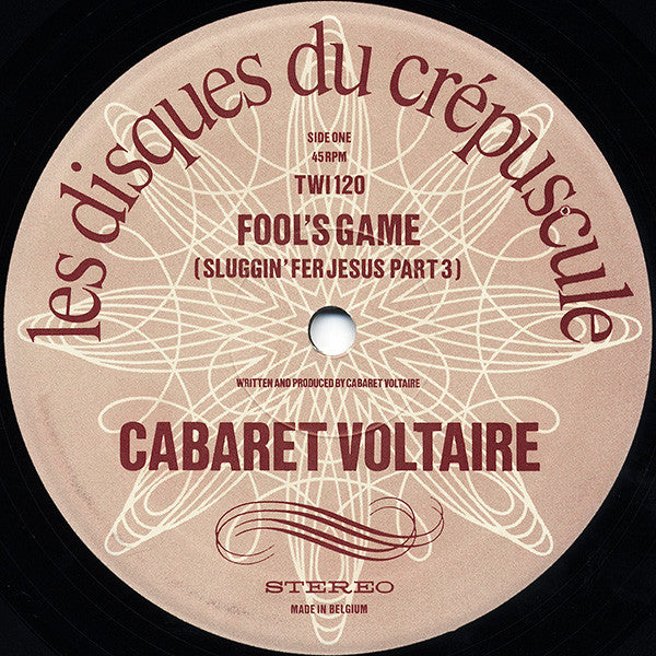 Cabaret Voltaire : Fools Game / Gut Level (12")