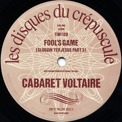 Cabaret Voltaire : Fools Game / Gut Level (12")