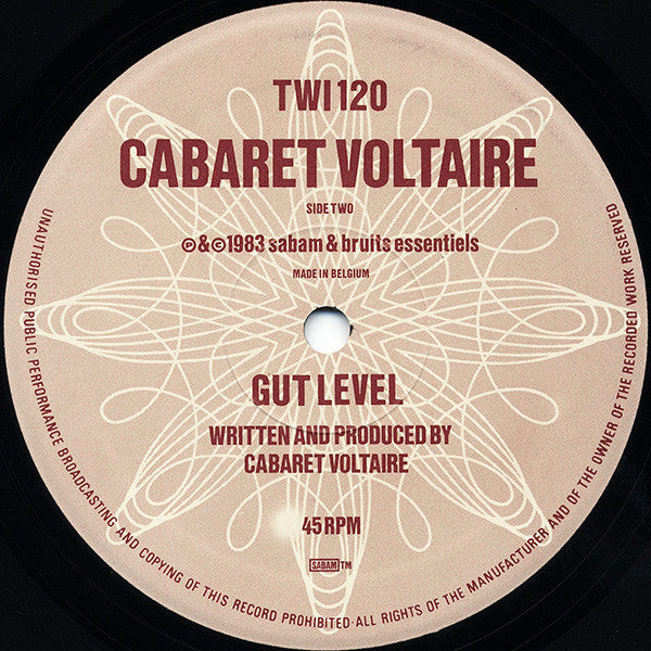 Cabaret Voltaire : Fools Game / Gut Level (12")