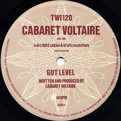 Cabaret Voltaire : Fools Game / Gut Level (12")