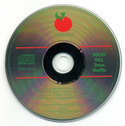 Rocky Hill : Texas Shuffle (CD, Album)