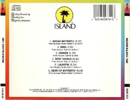 Malcolm McLaren : Fans (CD, Album, PMD)