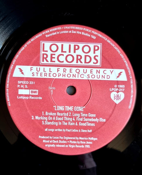 Paul Collins' Beat : Long Time Gone / To Beat Or Not To Beat (12", Comp)