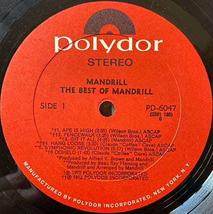 Mandrill : The Best Of Mandrill (LP, Comp, All)