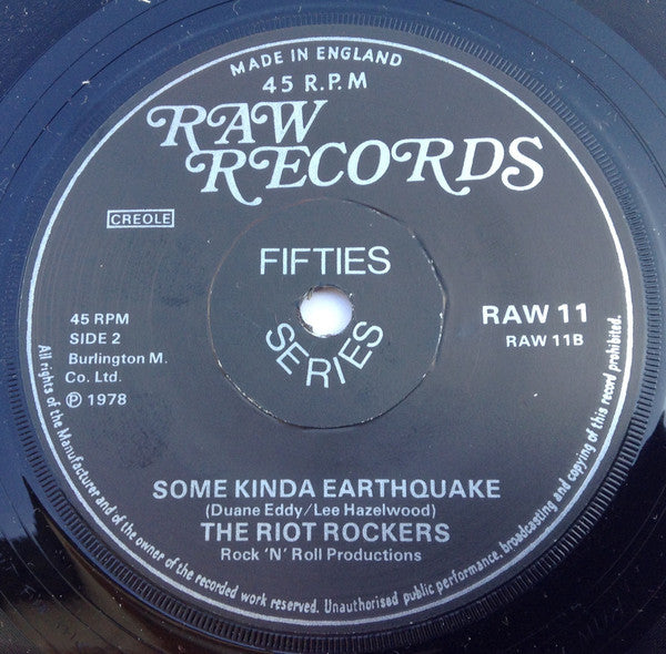 The Riot Rockers : Tennessee Saturday Night (7", Single)