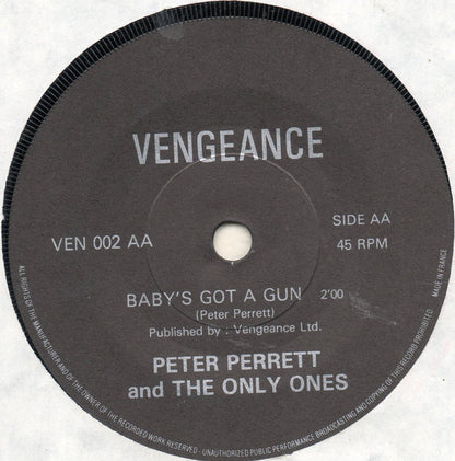 The Only Ones : Silent Night / Baby's Got A Gun (7", Single)