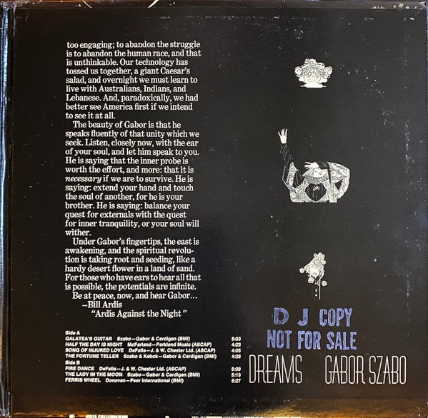 Gabor Szabo : Dreams (LP, Album, Gat)