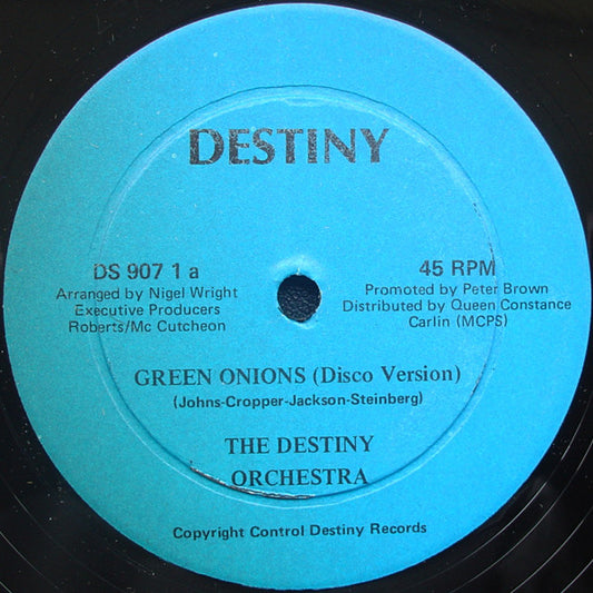 The Destiny Orchestra : Green Onions (12")
